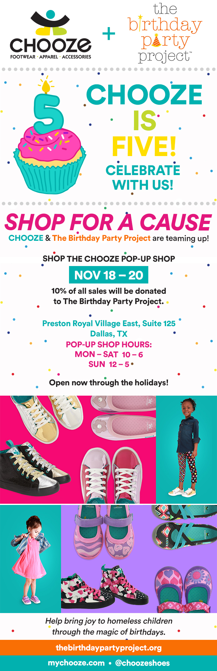 Chooze Birthday Party Project