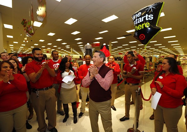 Target CEO Brian Cornell at Jersey City Target