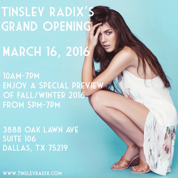 Tinsley Radix Grand Opening in Dallas