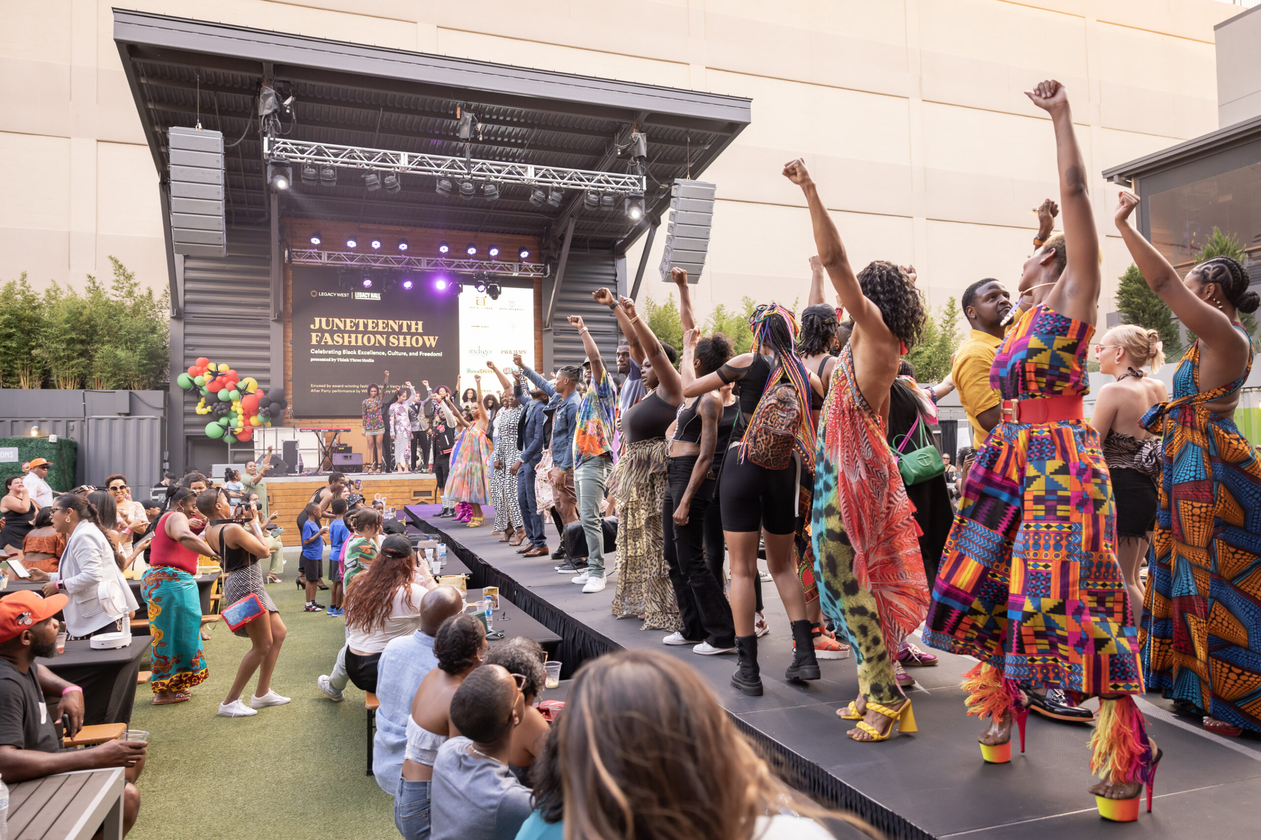 Juneteenth Fashion Show at Legacy West 2022