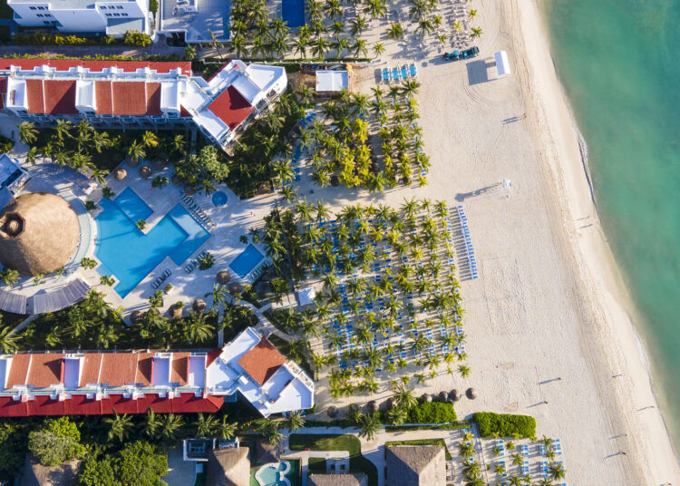Viva Azteca Resort Aerial View Playa Del Carmen Mexico